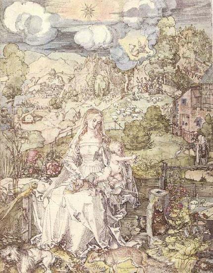The Virgin among a Multitude of Animals, Albrecht Durer